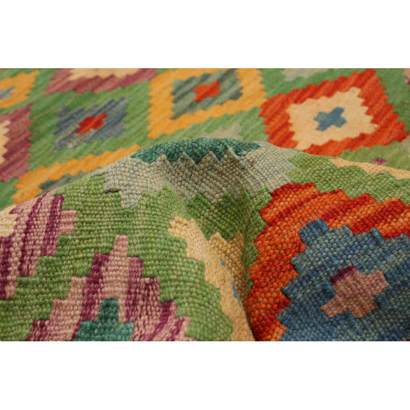 Tapis unique en laine nouvel âge 3 pi 5 po x 5 pi 1 po