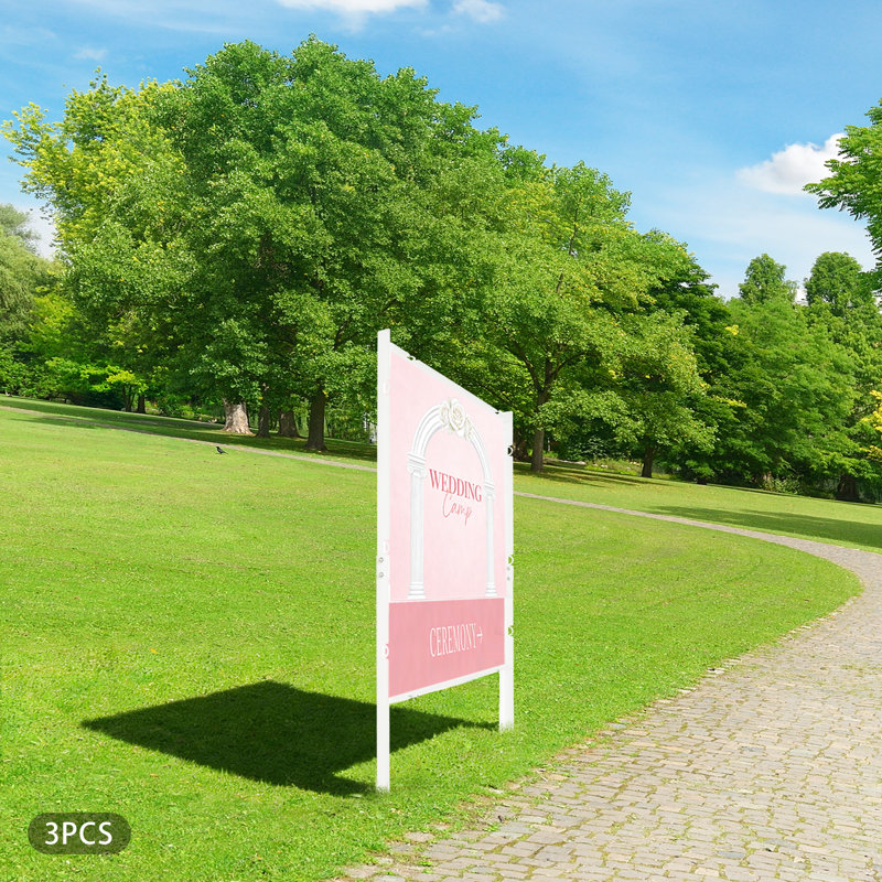 Porte-affiche 3 pièces