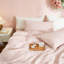 Ensemble de housse de couette en vichy à carreaux 100% coton lavé Life-121612431-121612438