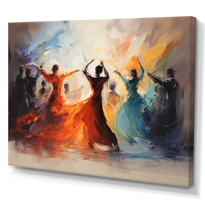 «Soulful Dancing I», reproduction sur toile, Toile tendue, H 24 po x l 32 po x P 1 po