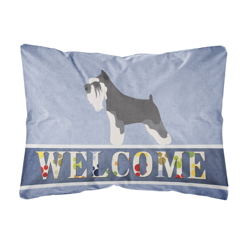  Coussin miniature intérieur / extérieur Schnauzer
