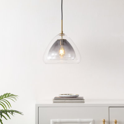 Luminaire suspendu en laiton 1 lumière Rubenia