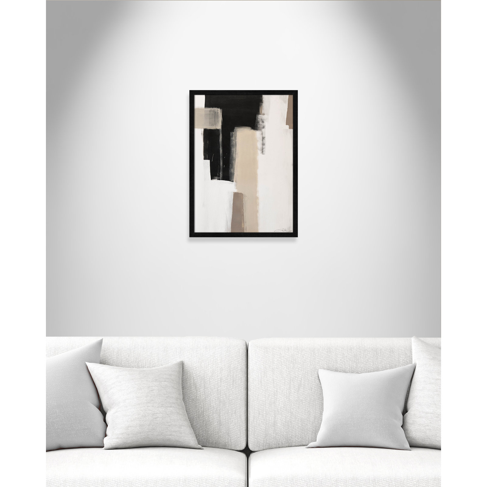 Earth Scapes I Print, 23" H x 17" W x 1.25" D, Black Slim Unmatted Picture Framed