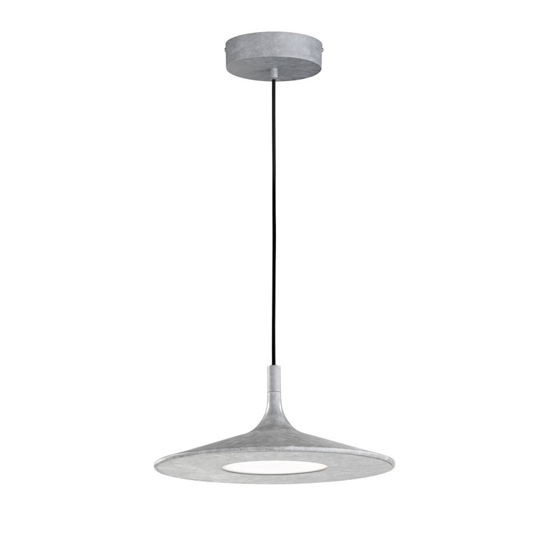 Slim 1 - Light LED Pendant, Concrete