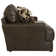 Perrigo 85" Top Grain Italian Leather Match Sofa with 2 Accent Pillows