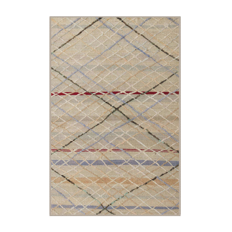Tapis abstrait moderne 5082, Rectangle 5 pi x 7 pi