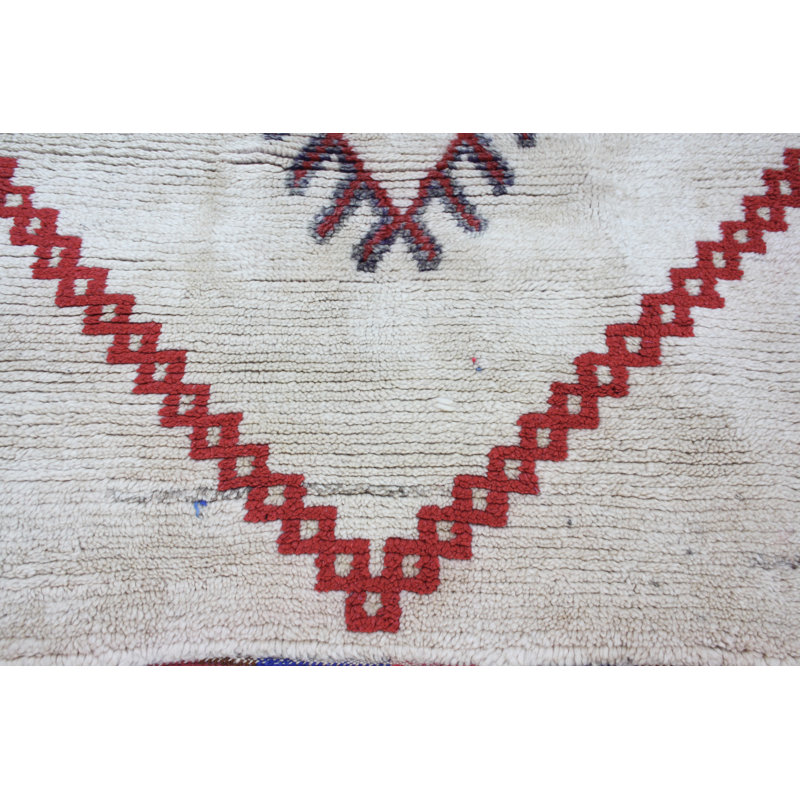 One-of-a-Kind Rectangle 3'6" x 6'3" Hand Knotted Area Rug
