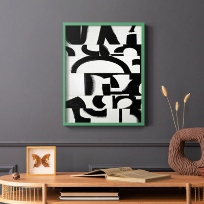 Prosperous Elements V11 Framed Print - Solid Wood