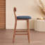 Chaise d'appoint à dossier bas en noyer (ensemble de 8)-1157897776-1157897801