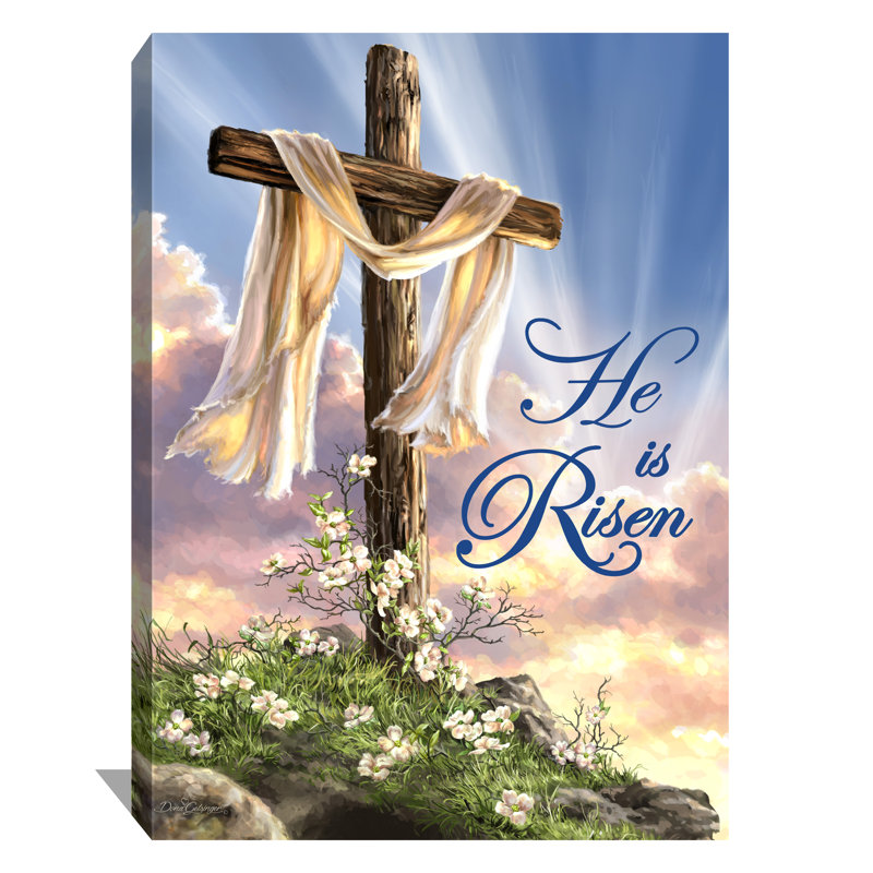 He Is Risen Canvas Wall Art