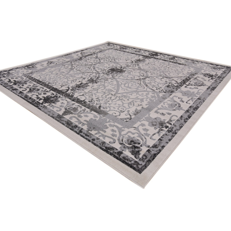 Ade Floral Indoor Rug, Square 10'