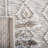 Ferretti Geometric Hand-Loomed Gray/Ivory Area Rug-559638620