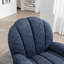 Fauteuil pivotant capitonné Broderic Petal-1875941639
