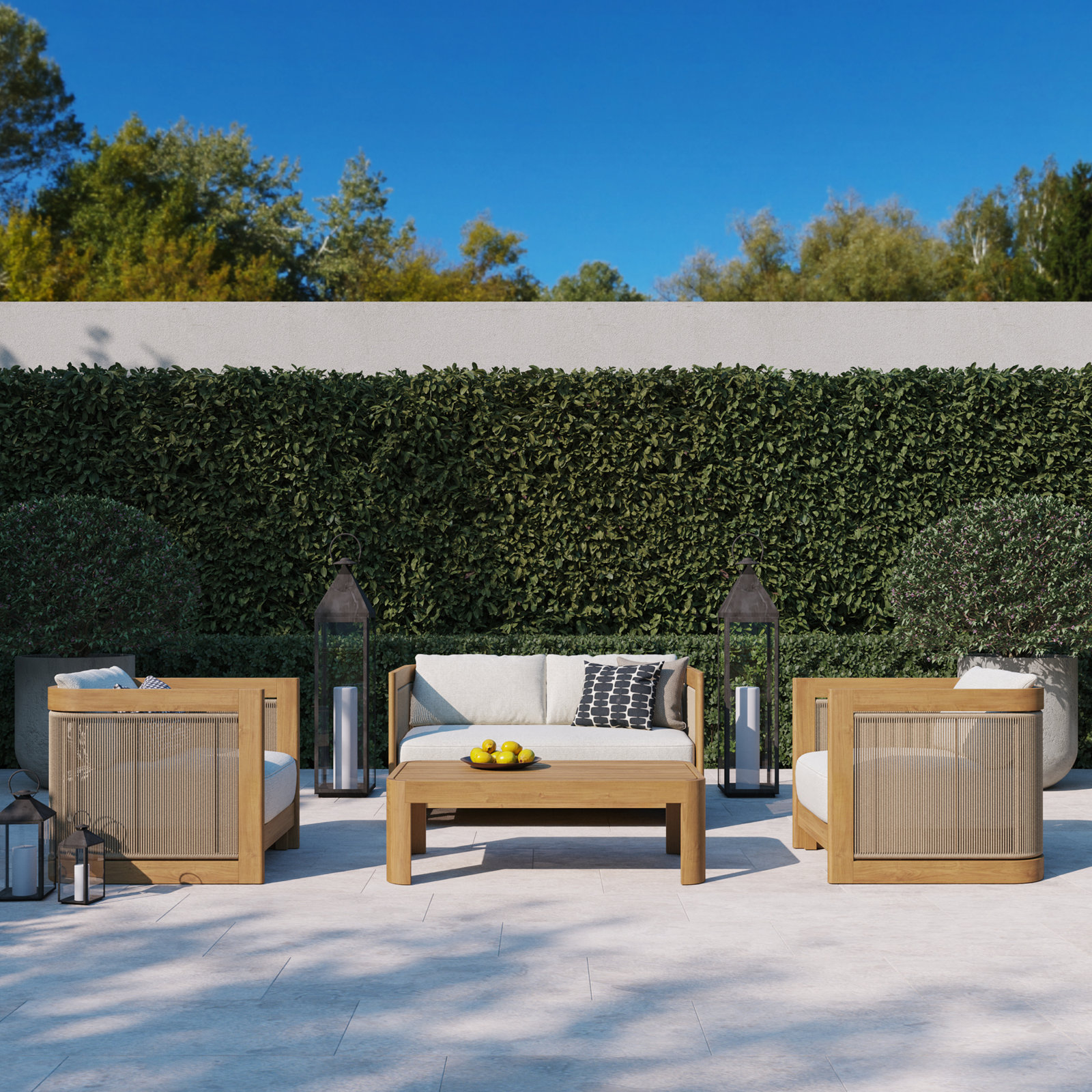Fontaine Eucalyptus Patio Lounge Chair