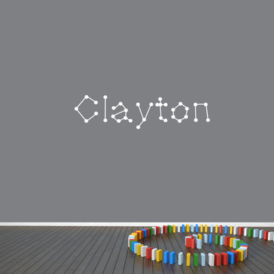 Text & Numbers Non-Wall Damaging Wall Decal