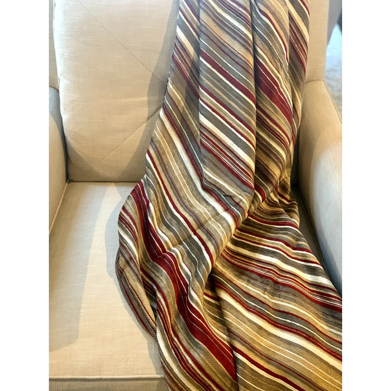 Este Striped Throw Blanket