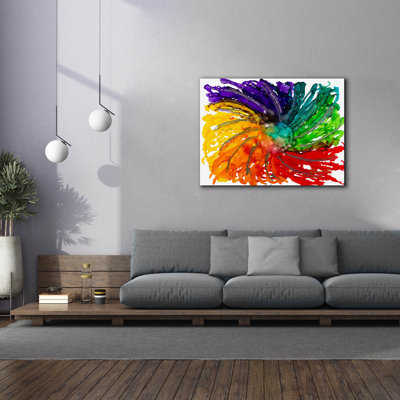 «Earth Light» par Lovitude, art mural sur toile, 26 po x 18 po