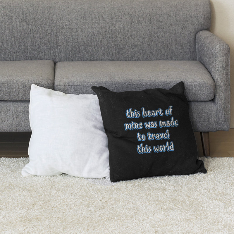 Coussin de sol, 40 po x 40 po, Bleu