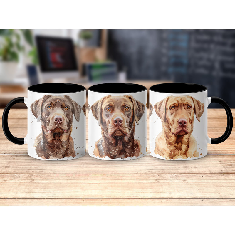 Ceramic Coffee Mug, 2, Black