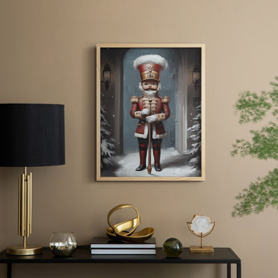 Art des Fêtes de Noël - série 2 - CC XXVI, reproduction encadrée - bois massif