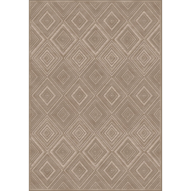 Garey Geometric Viscose Area Rug, Rectangle 160 x 230cm