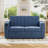 Brittany Tufted Sofa Table Cloud Couch with Charging  and Storage Pockets-138174667