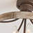 4-Light Industrial Farmhouse Semi-Flush Mount Ceiling Light