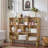 10 Cube Bookshelf,3 Tier Modern Wide Bookcase With Legs,Mid-Century Wood Bookshelves Storage，Retro Large Book Case,Freestanding Organizer Display Shelf For Bedroom,Living Room,Office-2127432904-2127432908