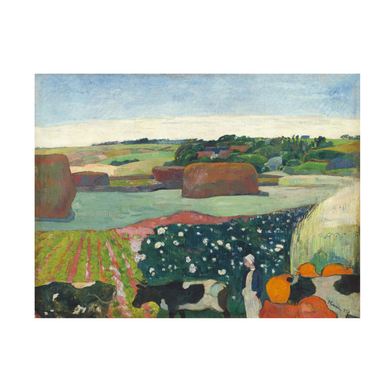 "Paysages Gaugin II" par Paul Gauguin sur toile, H 18 po x l 24 po
