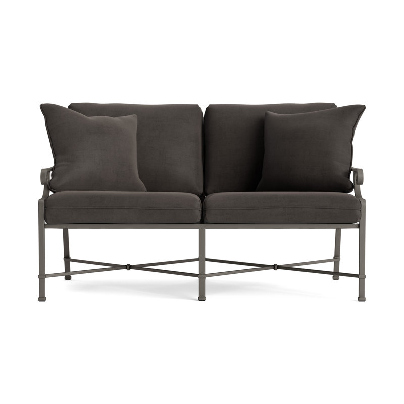 Venetian Outdoor 2 - Seat Loveseat, Fusion Charcoal, Mica