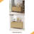Convenient Cabinet,Fluted Sideboard Buffet Cabinet,With Doors,Adjustable Shelves,Wood Legs-533453791