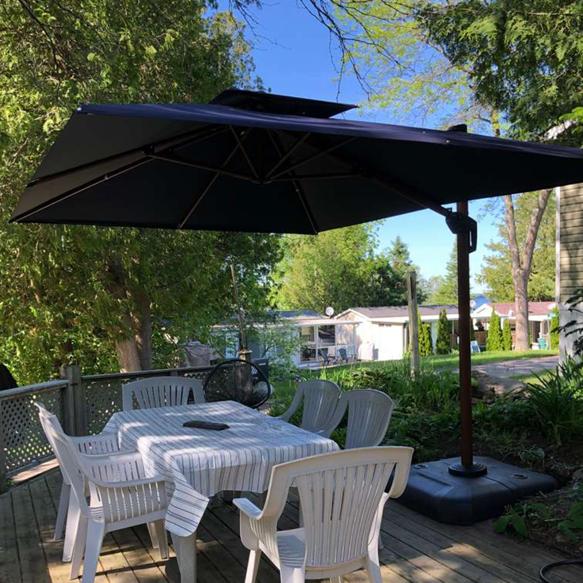 extra large patio umbrellas for sale Amazon.com : 14ft Patio Umbrella Double Sided Outdoor Market Extra Large  Umbrella with Crank, Cross Base for Deck, Lawn, Backyard and Pool, Brown :  Patio, Lawn & Garden