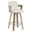 Tabouret de bar et de comptoir pivotant 26 po avec accoudoirs-974876969-1003015855