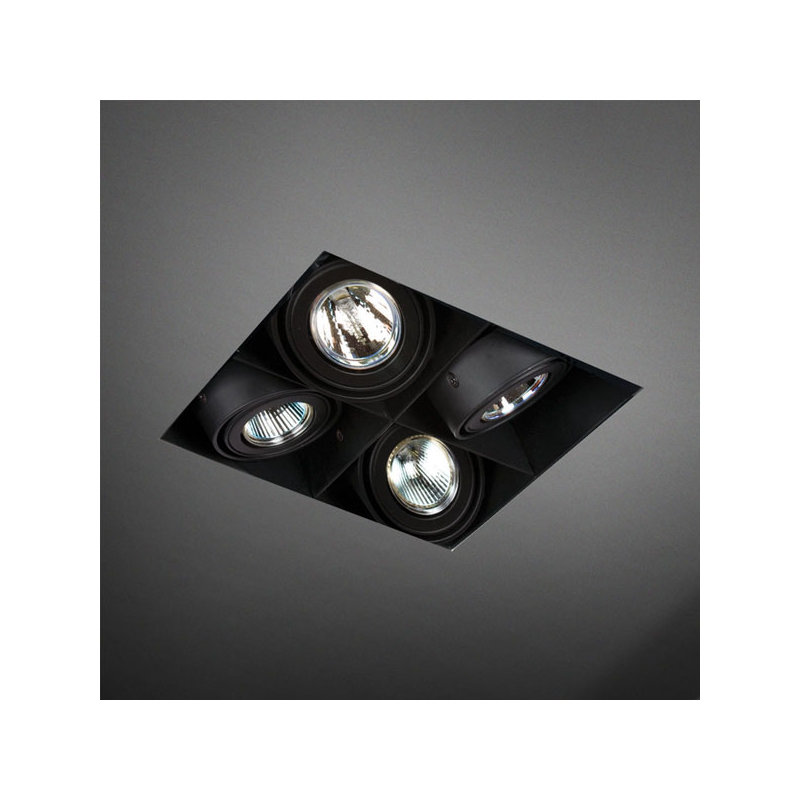 Remodel Recessed Lighting Housing, Black