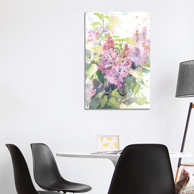 Lilac by Marina Ignatova - Wrapped Canvas Painting