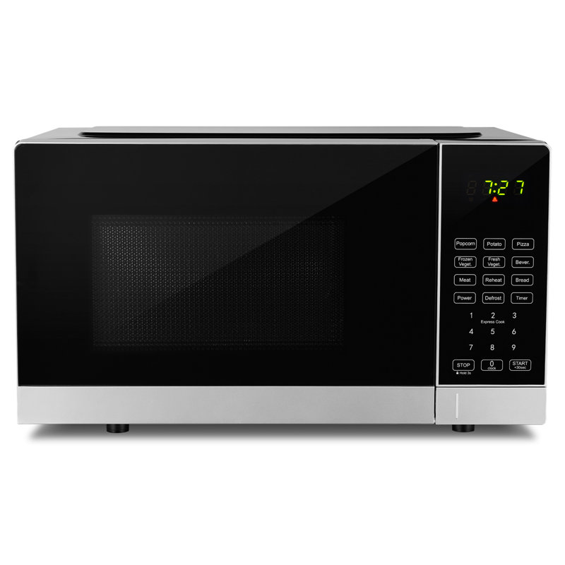 0.7 Cu. Ft. Compact Countertop Microwave Oven, 700W Cooking Power, 1100W Rated Input Power