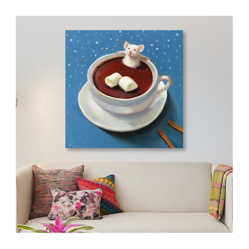 Art sur toile Ares Ski, H 18 po x l 18 po x P 1,5 po