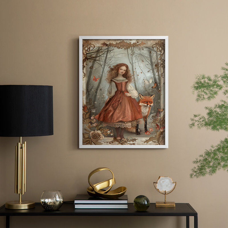 «WOMEN Series CDI», reproduction encadrée - bois massif, H 21 po x l 17 po, Blanc