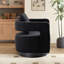 Fauteuil demi-tonneau moderne pivotant avec dossier ouvert-652721203