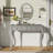 Luxury Makeup Vanity Desk With Oval Mirror, 3-Drawer Dressing Table For Jewelry Storage, Elegant Console Table For Entryway, Living Room & Bedroom, Stylish Home Decor-1538328332