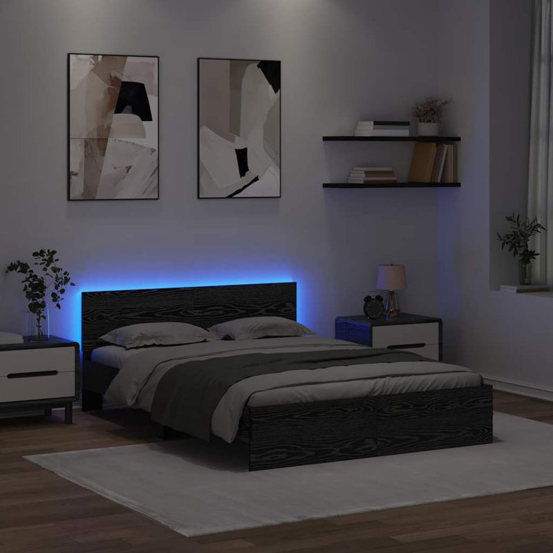 Bed, Black Oak