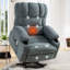 Fauteuil de massage électrique Power Lift avec chauffage, vibration et USB pour le confort et la mobilité des personnes âgées-2076940101