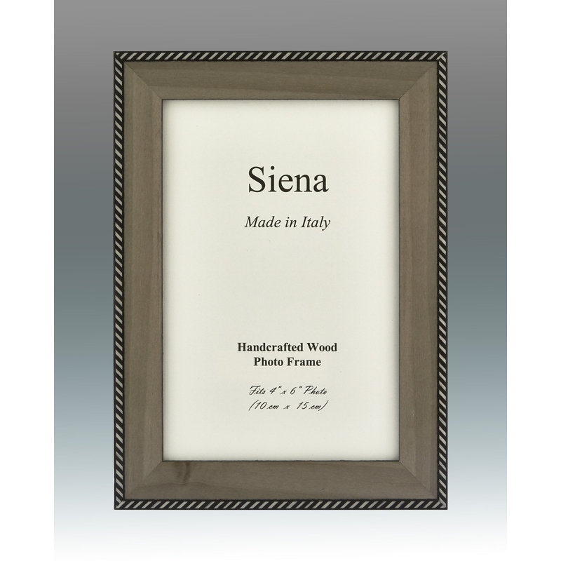 Wood Picture Frame, 5" x 7", Gray