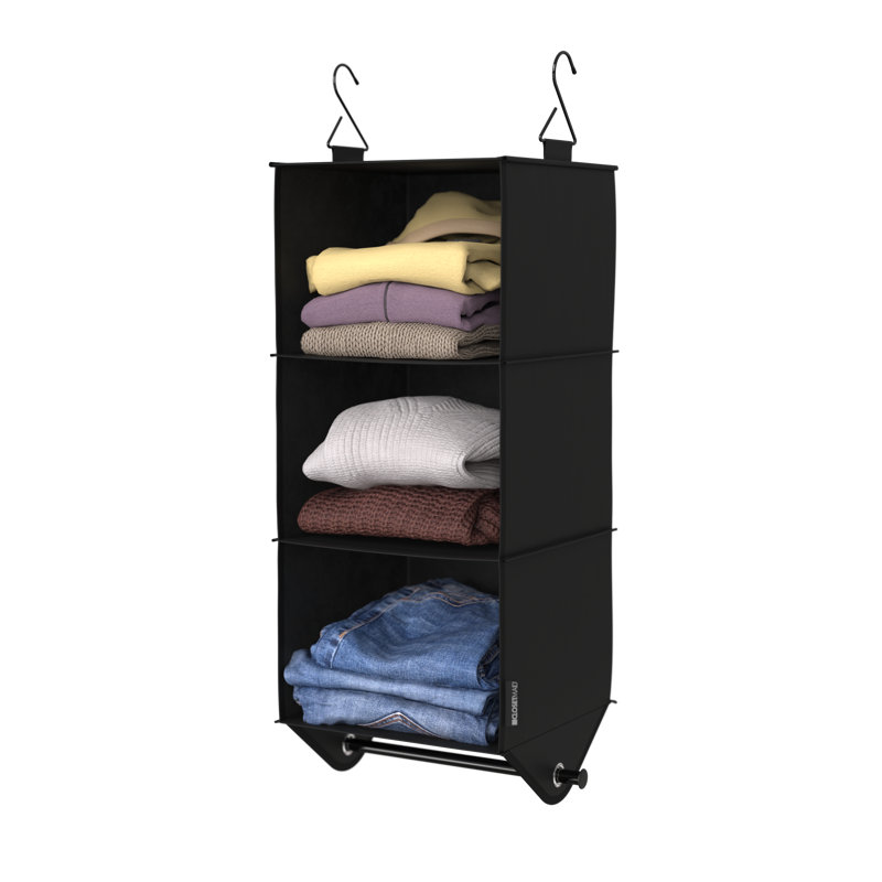 Organisateur de casier à capsules avec tringle, H 34,76 po x l 12,01 po x P 12,01 po