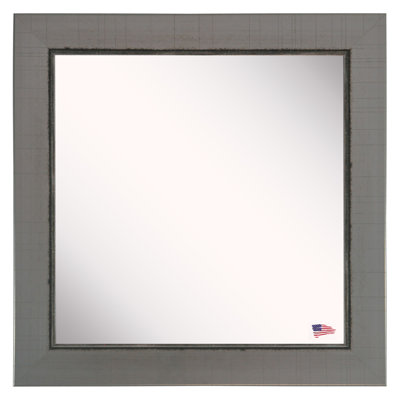 Pierpont Wood Flat Wall Mirror