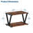 17.3" Printer Stand 2 Tier Desktop Organizer Storage Shelf Metal Frame-136360778