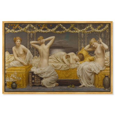 Art, art rétro, toile tendue, galerie tendue, une nuit d'été