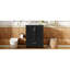 Meuble-lavabo moderne de 24 pouces avec lavabo en céramique, portes à fermeture douce, poignées élégantes et grand espace pour les accessoires en noir, tiroir spacieux divisé, portes doubles-1295688634