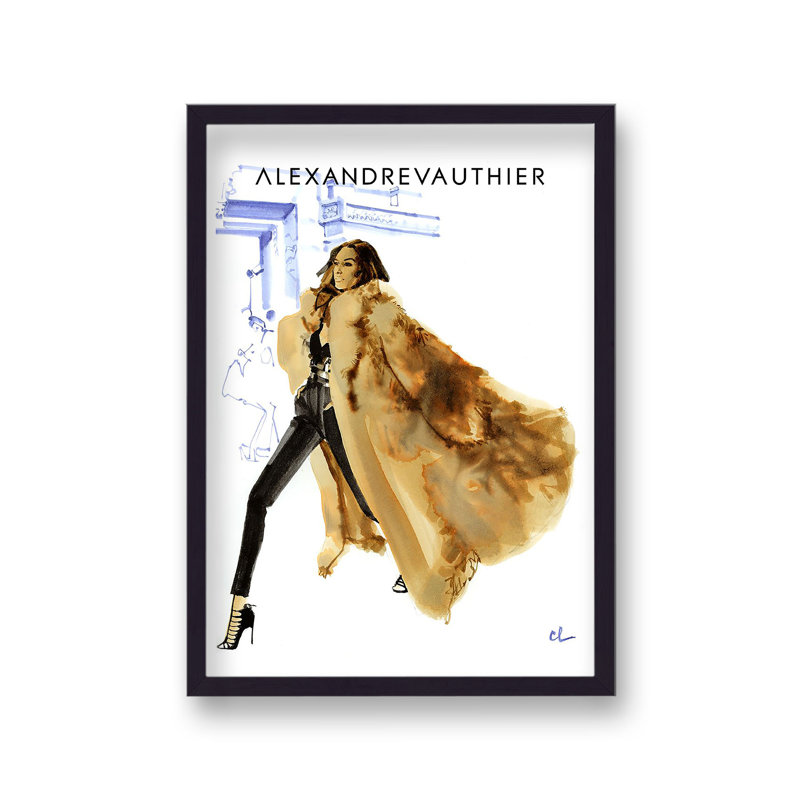 Alexandre Vauthier Couture Print by Marc Antoine Coulon - Single Picture Frame Print
