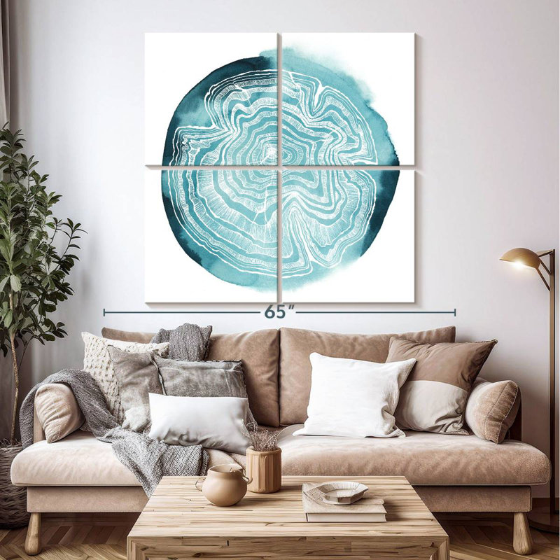Avery Tree Ring Overlay II, H 50 po x l 50 po